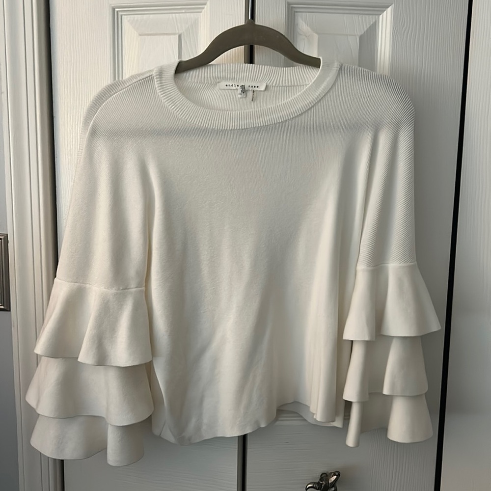 Wide arm sweater
